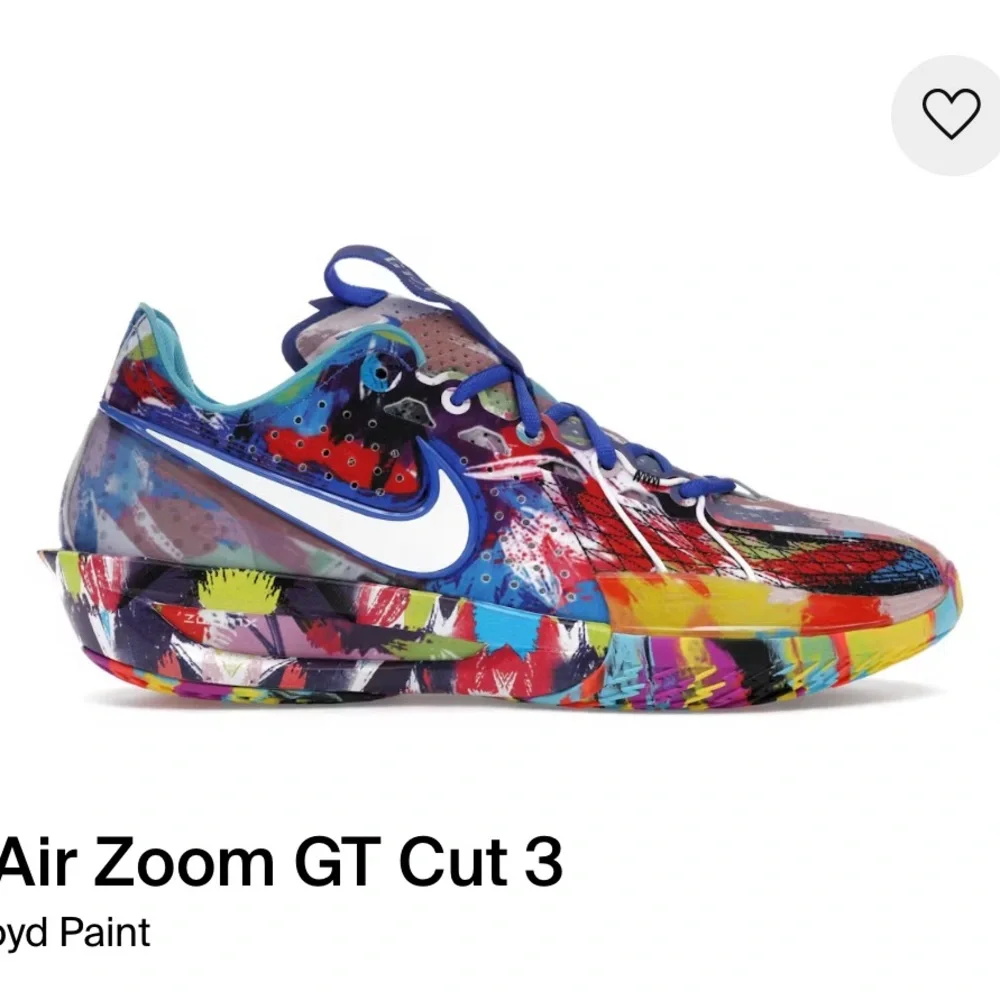 Brand New Nike Air Zoom GT Cut 3 “Jewell Loyd Paint Splatter” - Picture 2 of 9